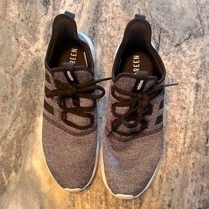 Adidas cloud foam prime green running shoes